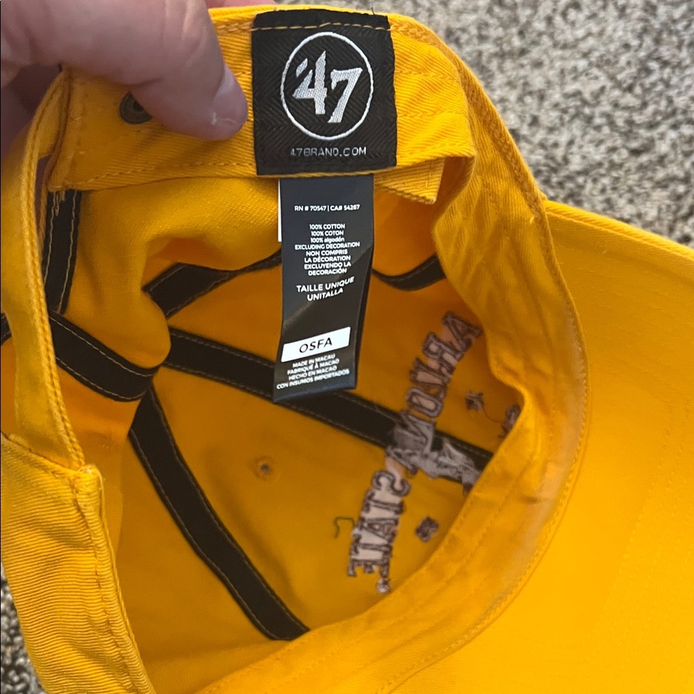 47 Brand Yellow Arizona State Sun Devils Hat - Picture 3 of 4